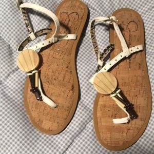 NEW Jessica Simpson thong sandals, size 7